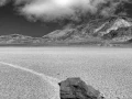 Death Valley in California in United States in black and white