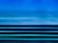 Ripples on the surface of the water on a pond.