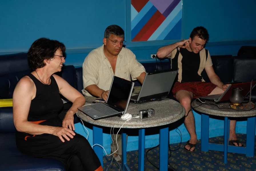 Ambiance des stages photo sous-marine avec Amar Guillen, Photogr