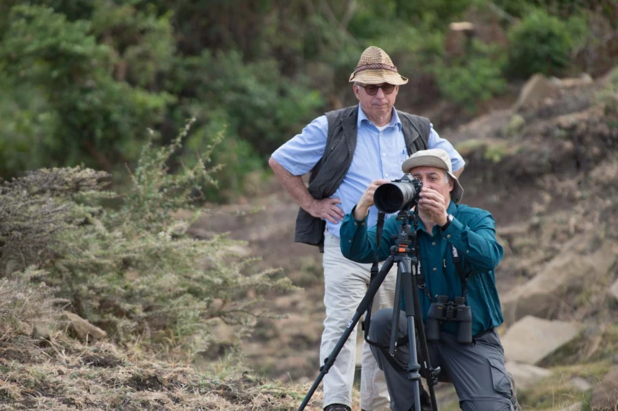 Ambiance pendant les stages photo animalière avec Amar Guillen,