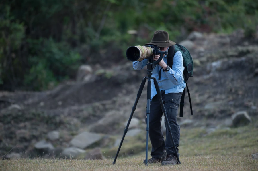 Ambiance pendant les stages photo animalière avec Amar Guillen,