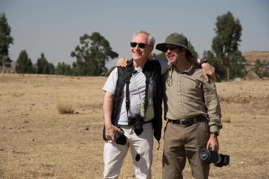 Ambiance pendant les stages photo animalière avec Amar Guillen,