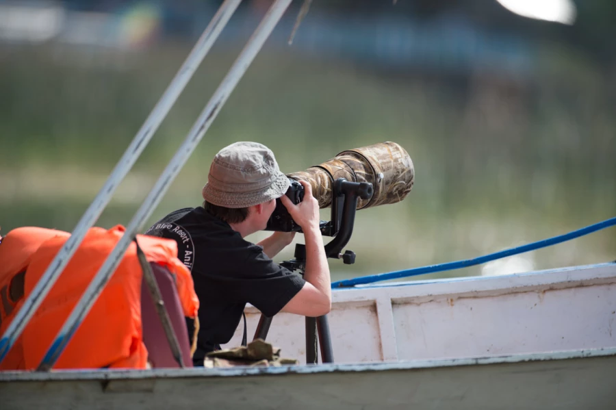 Ambiance pendant les stages photo animalière avec Amar Guillen,