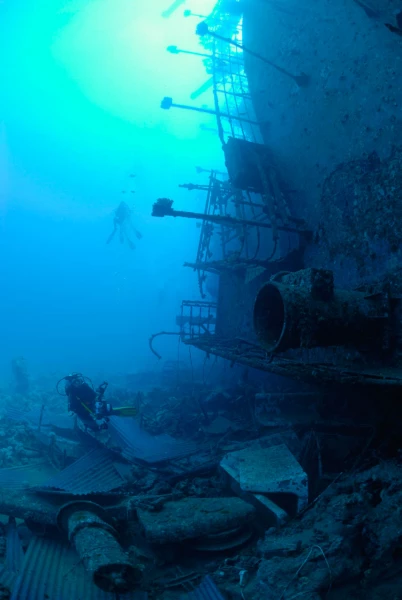 Wreck of Salem Express in Safaga Red Sea in Egypt by Amar Guille