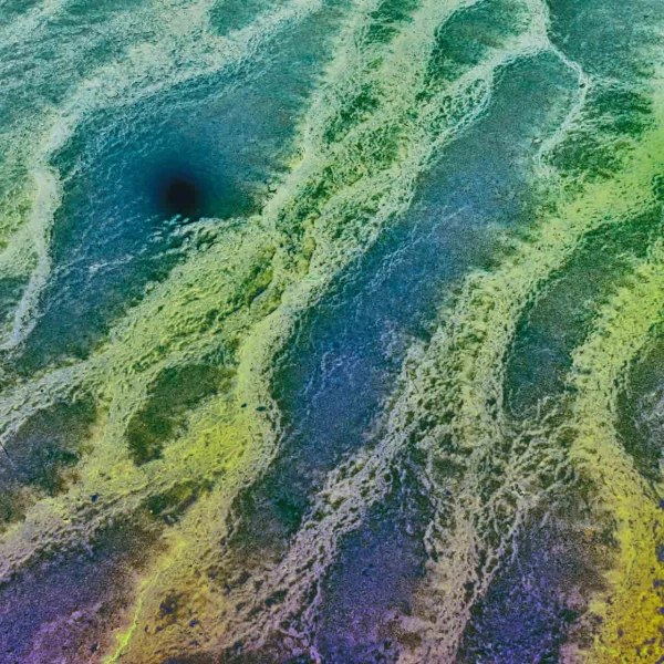 Grand Prismatic du Yellowstone. Photo conceptuelle.
