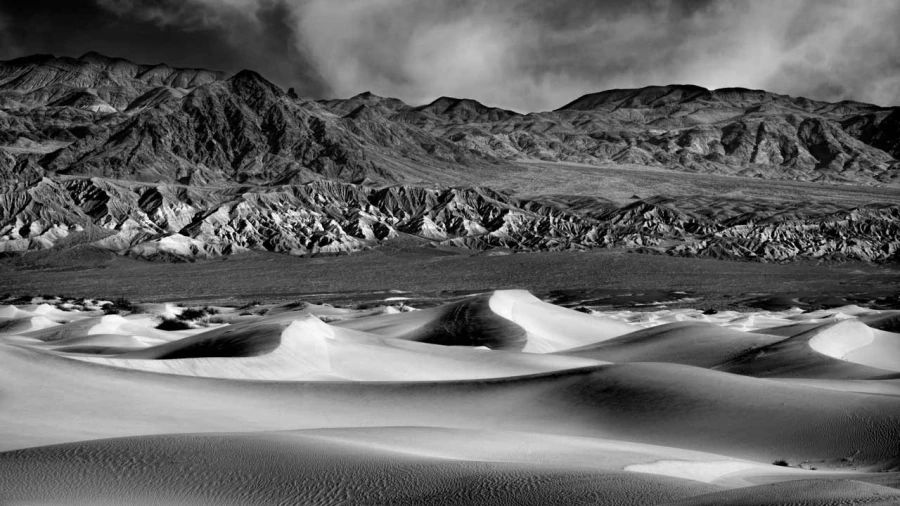 Landscape photograph in black and white. Amar Guillen, Photograp
