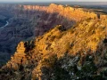 La rive sud du Grand Canyon dans l'état de l'Arizona aux Etats-