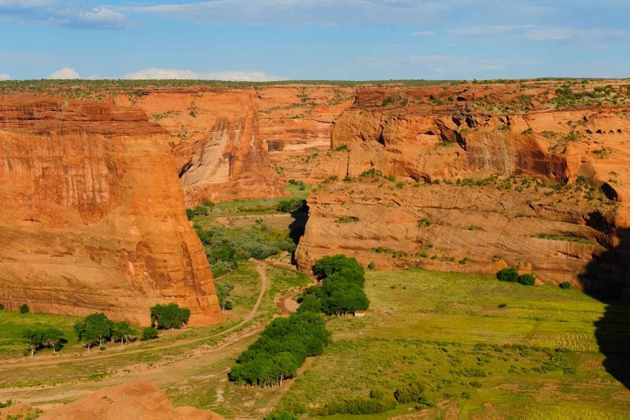 Paysage du Canyon de Chelly dans l'état de l'Arizona aux Etats-