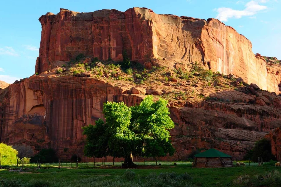 Paysage du Canyon de Chelly dans l'état de l'Arizona aux Etats-