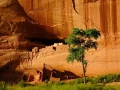 Paysage du Canyon de Chelly dans l'état de l'Arizona aux Etats-