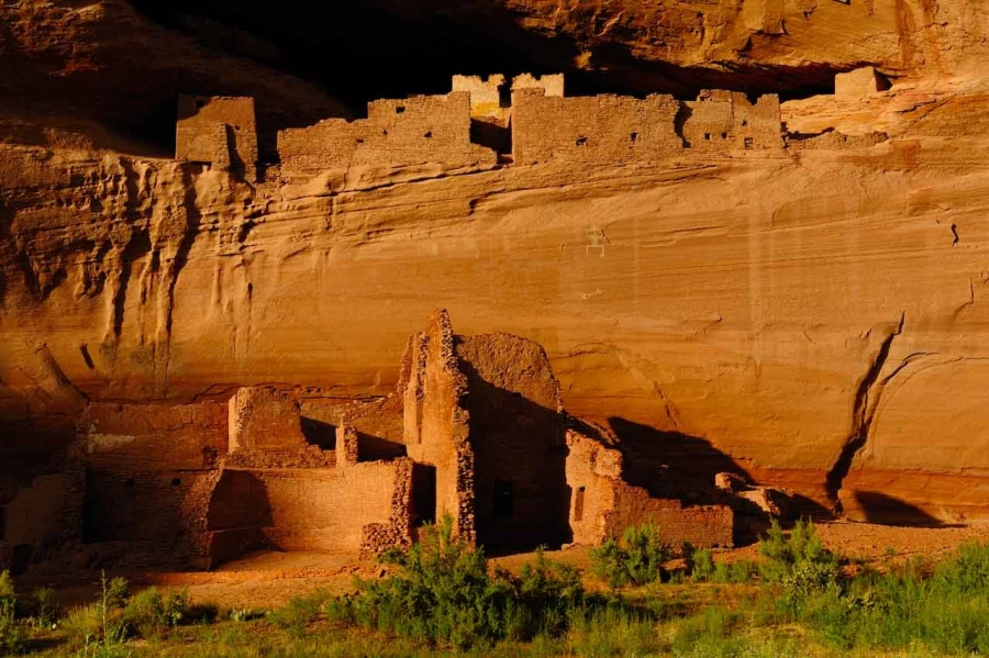 Paysage du Canyon de Chelly dans l'état de l'Arizona aux Etats-
