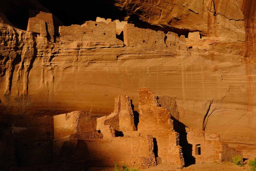 Paysage du Canyon de Chelly dans l'état de l'Arizona aux Etats-