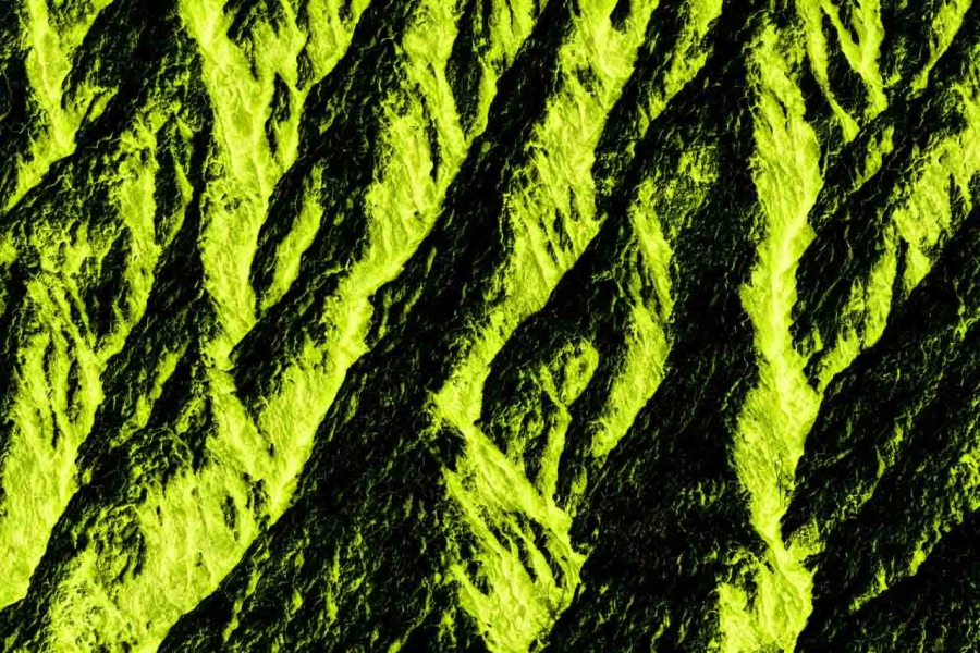 Photo abstraite réalisée sur une scène naturelle.