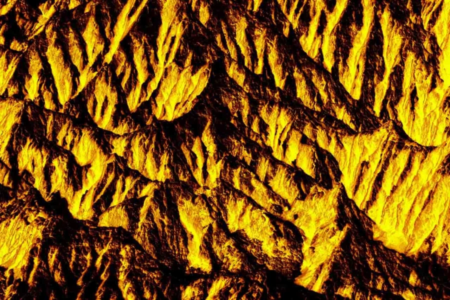Photo abstraite réalisée sur une scène naturelle.