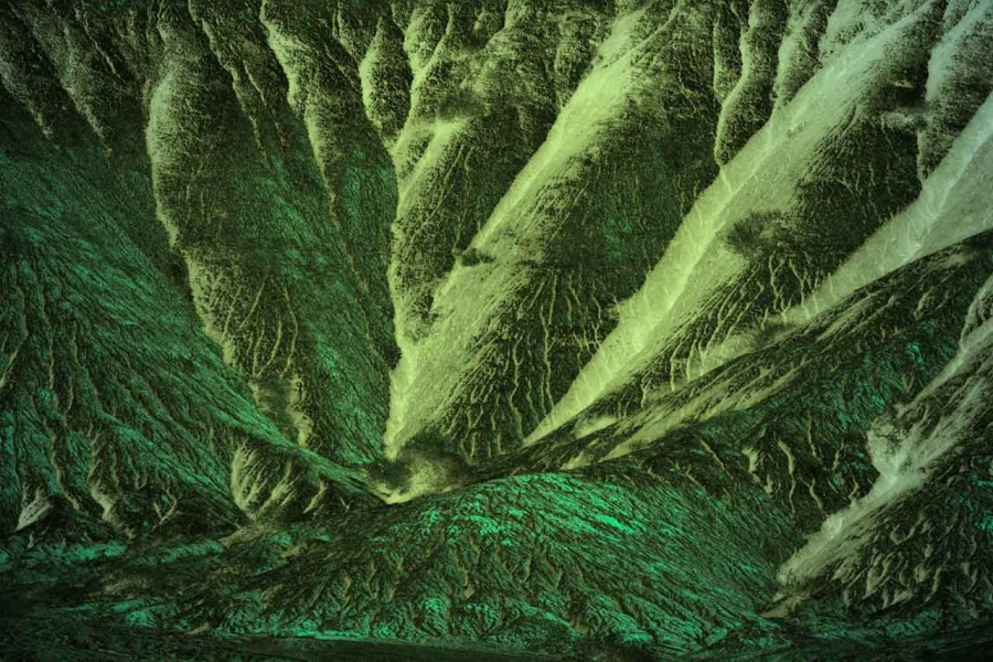 Abstract photo created with a naturel scene.