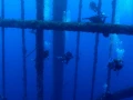 Plonger sur une plateforme pétrolière dans le Golfe du Mexique au Texas