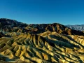 Landscape of Death Valley in California.