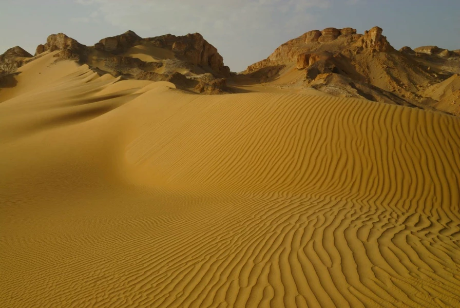 Paysage de Al Qasr en Egypte.