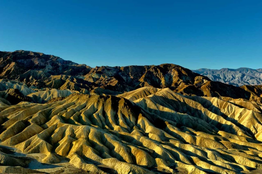 Paysage de la Vallée de la Mort en Californie.