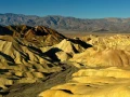 Landscape of Death Valley in California.