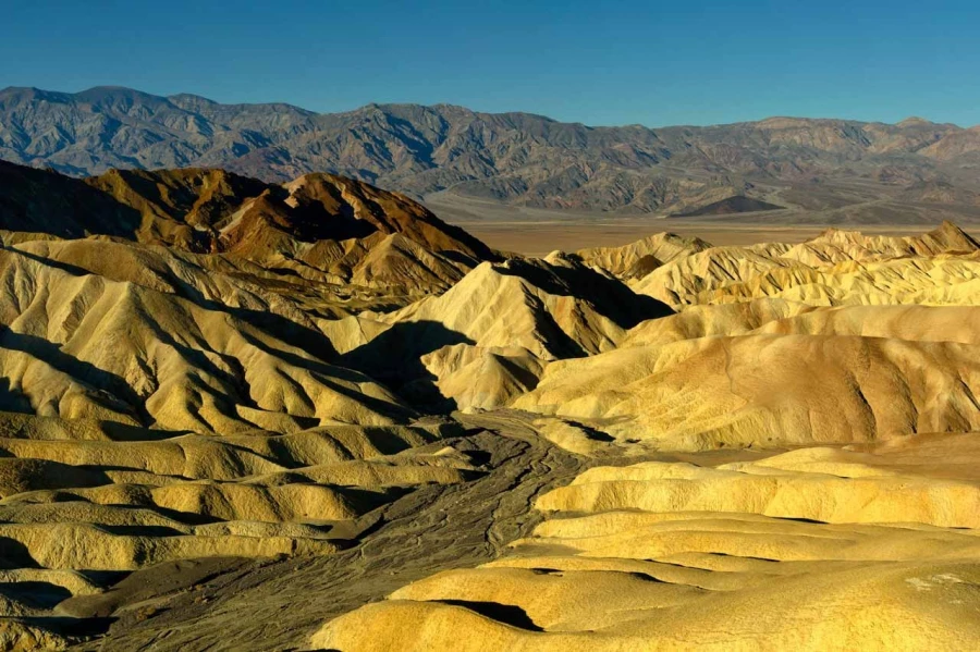 Paysage de la Vallée de la Mort en Californie.