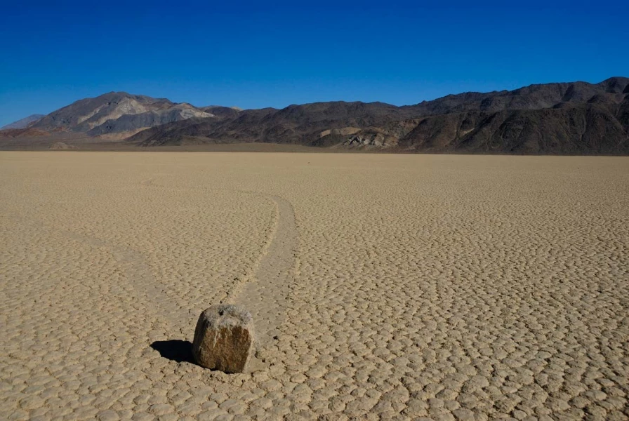 Landscape of Death Valley in California.