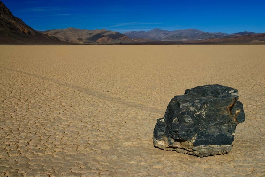 Landscape of Death Valley in California.