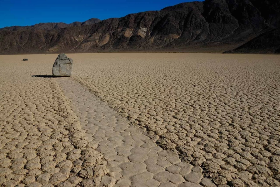 Landscape of Death Valley in California.