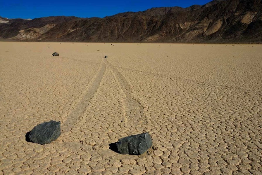 Paysage de la Vallée de la Mort en Californie.