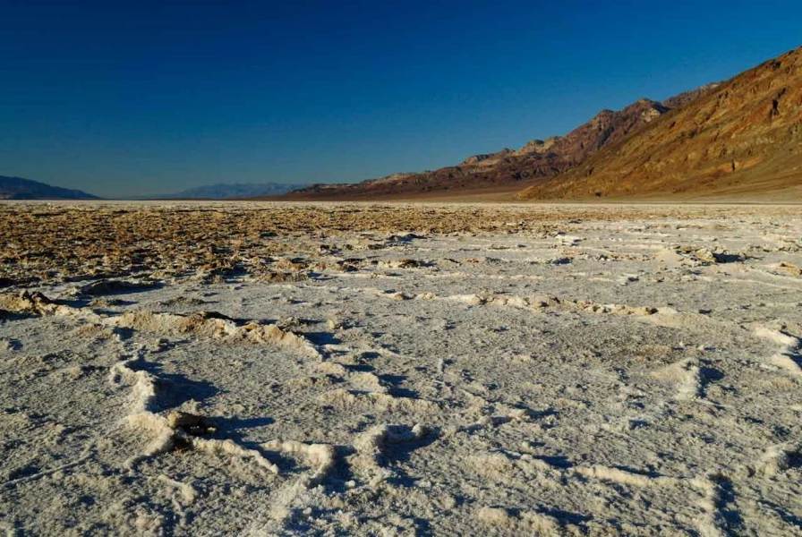 Landscape of Death Valley in California.