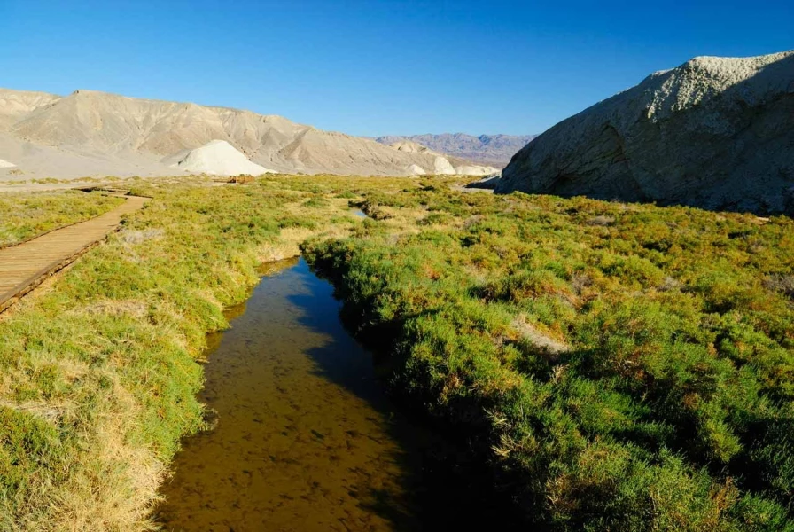 Paysage de la Vallée de la Mort en Californie.