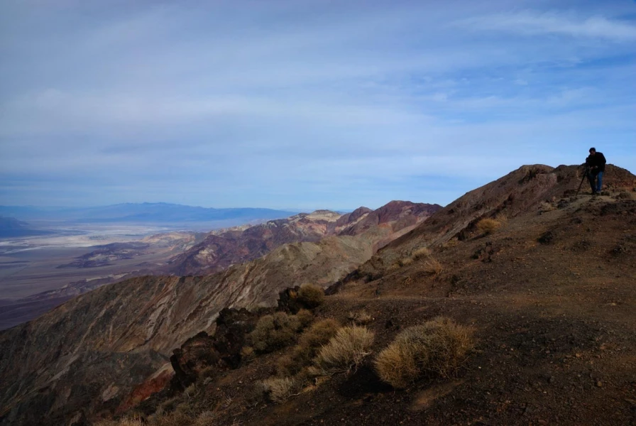 Paysage de la Vallée de la Mort en Californie.