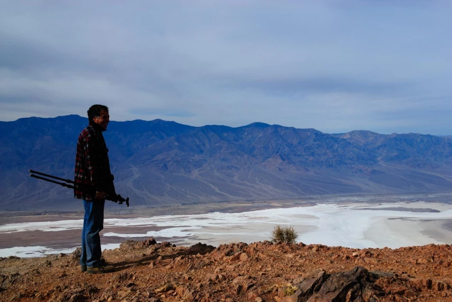 Landscape of Death Valley in California.