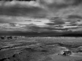 Paysage en noir et blanc de Island in the Sky dans les Canyonlan
