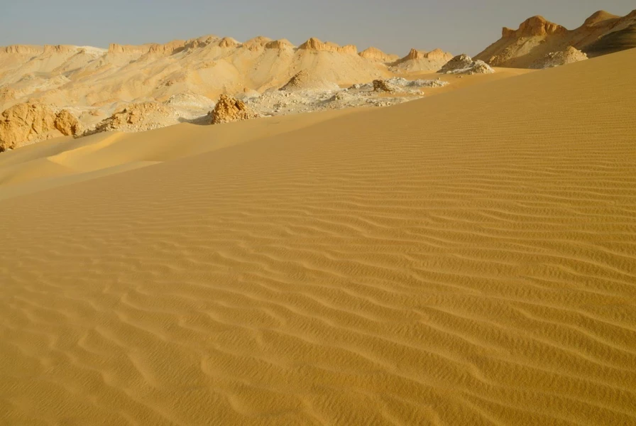 Landscape of Al Qasr in Egypt.