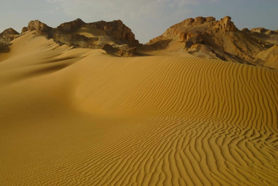 Landscape of Al Qasr in Egypt.