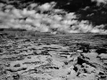 Paysage en noir et blanc de Island in the Sky dans les Canyonlan
