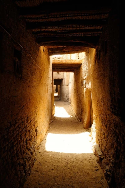 Paysage de Al Qasr en Egypte.