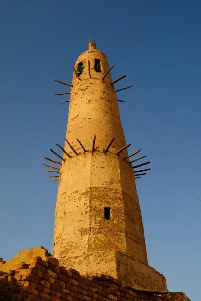 Landscape of Al Qasr in Egypt.