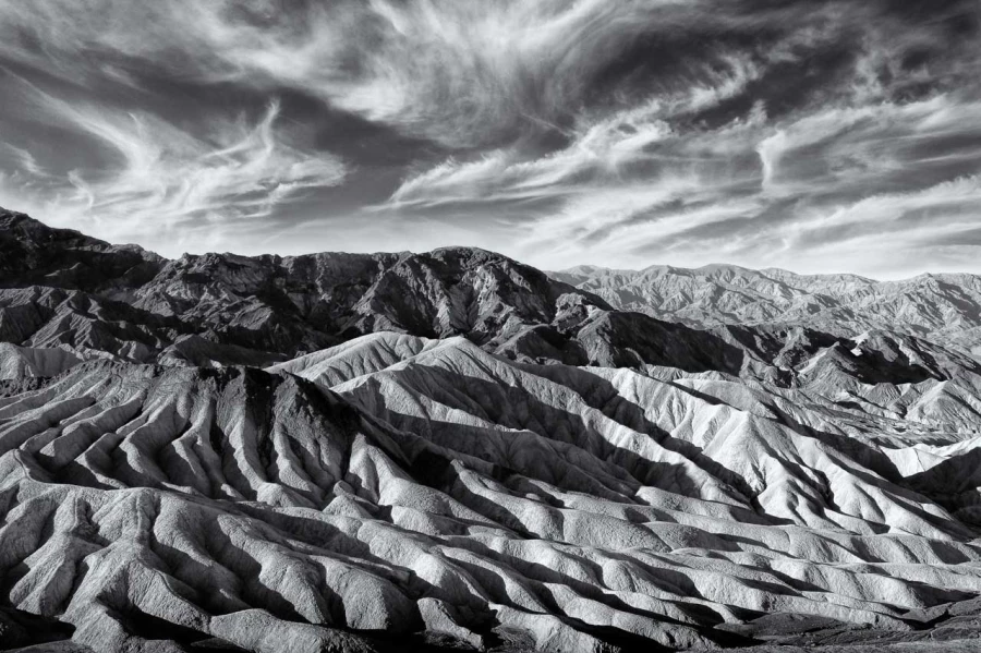 Zabriskie point in Death Valley, California, USA