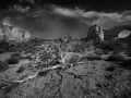 Paysage du parc national des Arches dans l'Utah aux Etats-unis.