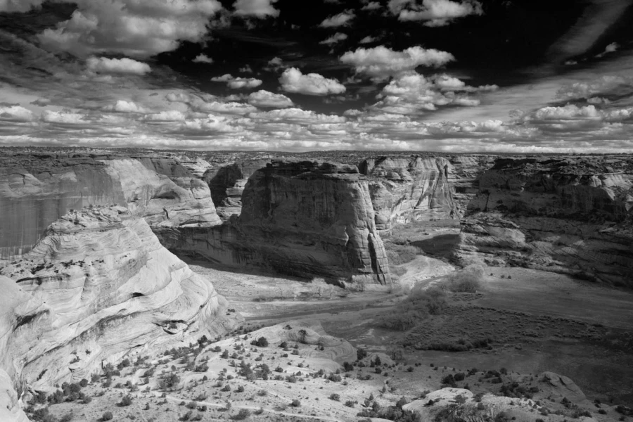 Paysage de Canyon de Chelly en Arizona aux Etats-Unis.