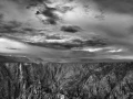 Paysage du parc national de Black Canyon dans le Colorado aux Et