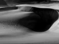Une dune dans Mesquite Dunes dans la Vallée de la Mort en Calif