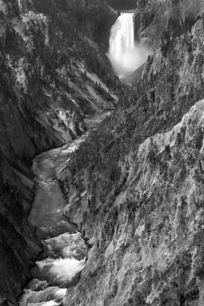 02 landscape yellowstone in black and white