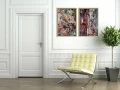 Exemple d'un tirage d'art accroché sur un mur et créé par Ama