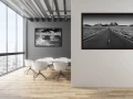 Exemple d'un tirage d'art accroché sur un mur et créé par Ama