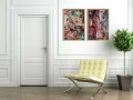 Example of a fine art print hanging on a wall and created by Ama