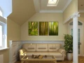 Example of a fine art print hanging on a wall and created by Ama