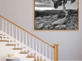 Example of a fine art print hanging on a wall and created by Ama